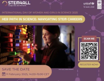 Join the webinar on the role of women and girls in STEM