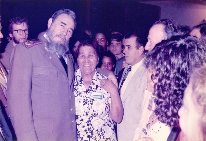  The story of one photo: Turkmen actress and Fidel Castro