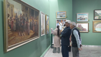 An Art exhibition opens at the gallery of the Union of artists of Turkmenistan