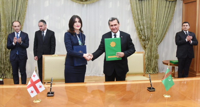  Turkmenistan and Georgia discussed cooperation issues