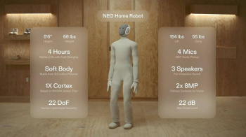 Domestic Humanoid NEO: The First Robot Butler, But Requires Manual Control