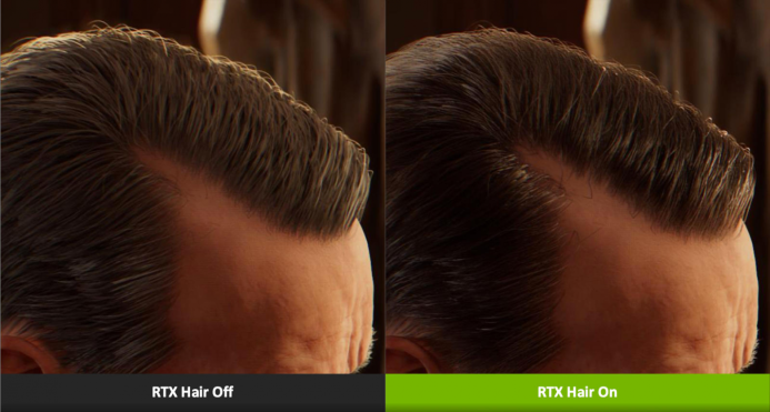  Nvidia представила технологию RTX Hair для реалистичных волос в играх