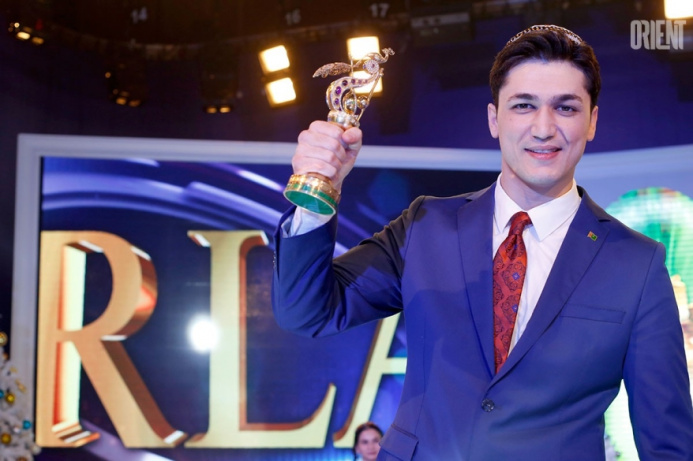  Azat Donmezov - winner of the pop star contest of Turkmenistan “Star of the Year 2019”