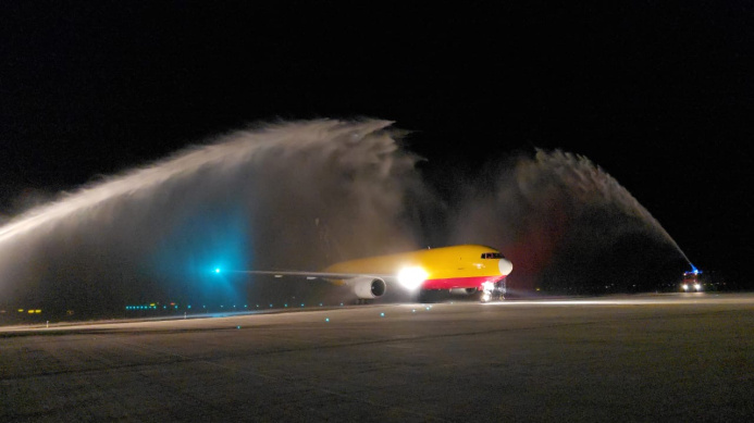  Cargo aircraft of SKYTAXI sp. z o.o. made its first technical landing at Turkmenabat International Airport