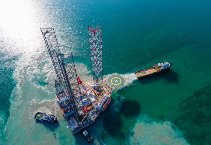  Kazakhstan drilling rig utilized for the first time in the Turkmen Sector of the Caspian Sea