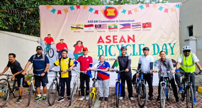  The Embassy of Turkmenistan joined the ASEAN Bicycle Day in Islamabad