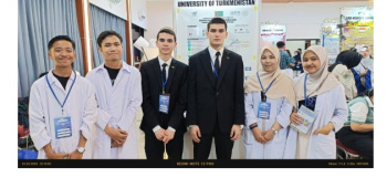 Turkmen youth participate in the International Science Fair-Competition in Indonesia