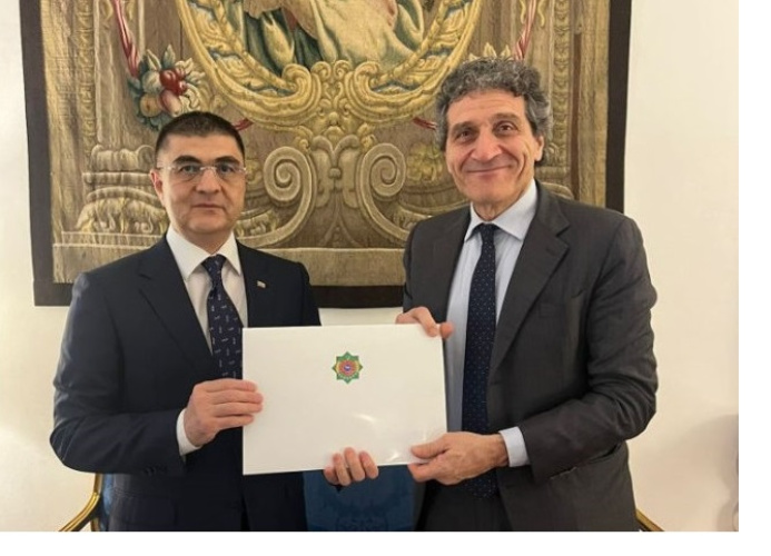  Ambassador of Turkmenistan meets with diplomatic advisor to the President of Italy