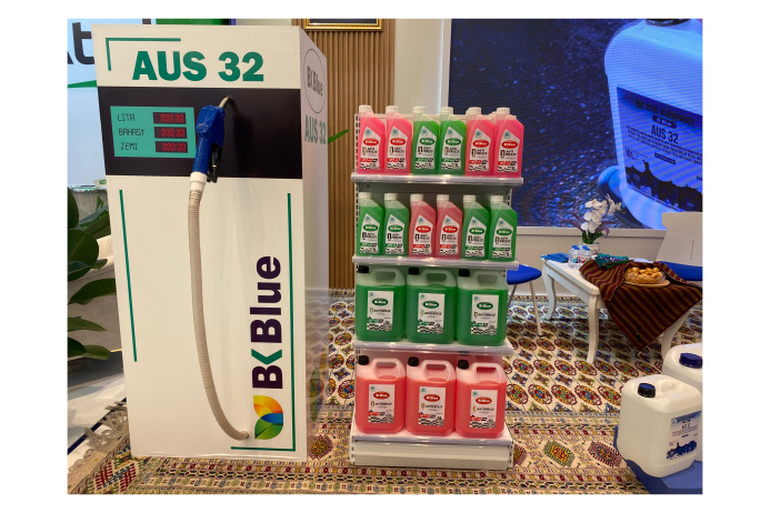  The liquid reagent AUS-32 will appear at filling stations along the highways of Turkmenistan