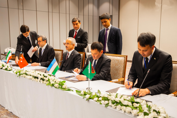  The Uzbekistan– Turkmenistan–Iran–Turkey route will connect the Asia-Pacific region with the EU