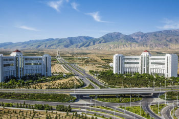 A large inscription AŞGABAT is planned to be erected in the south of the Turkmen capital