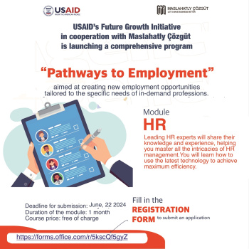 Program Pathways to Employment: The HR management module will be started in July
