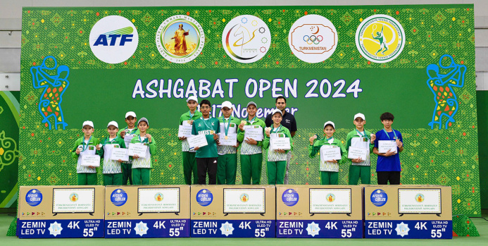  Победители и призеры международного теннисного турнира Ashgabat Open 2024