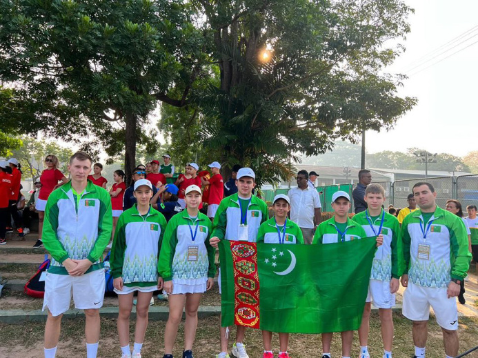  Turkmen tennis players started with a winning performance in Colombo