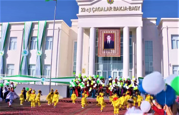 В Ахалском велаяте торжественно открыли новое село Довлетли мекан