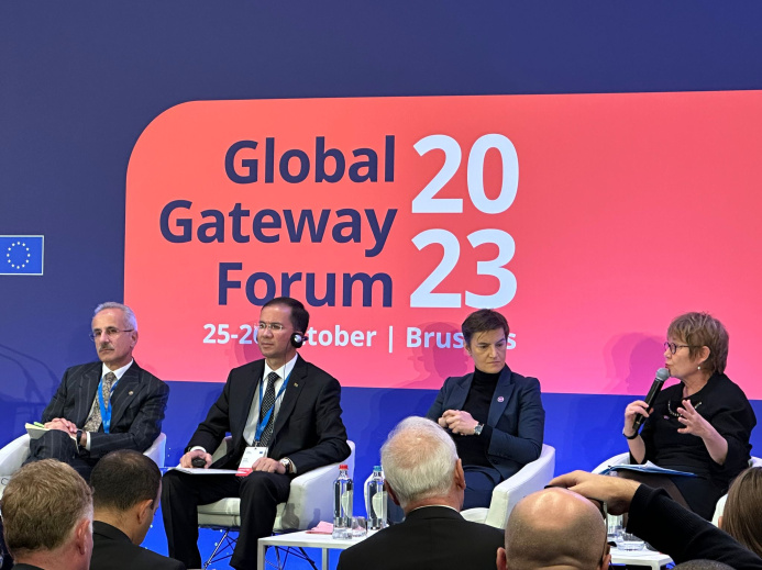  Министр финансов и экономики Туркменистана выступил на форуме Global Gateway в Брюсселе