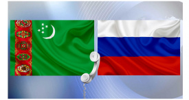 Telephone conversation between the Chairman of the Halk Maslahaty of Turkmenistan and the Chairperson of the Council of Russian Federation