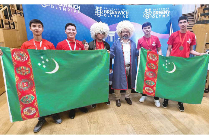  Turkmen schoolchildren performed brilliantly at international Olympiads in the USA and Great Britain