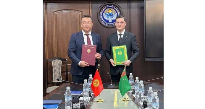  Bişkek şäherinde Ulag, üstaşyr geçelgeler we logistika boýunça türkmen-gyrgyz toparynyň ilkinji mejlisiniň Teswirnamasyna gol çekildi