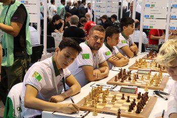 Turkmenistan men's and women's teams win small gold medals at the World Chess Olympiad