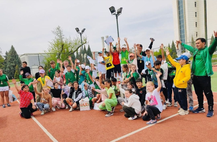  В Мары прошёл открытый юниорский чемпионат по теннису