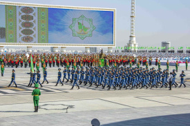 Serdar Berdimuhamedov took part in Independence Day celebrations