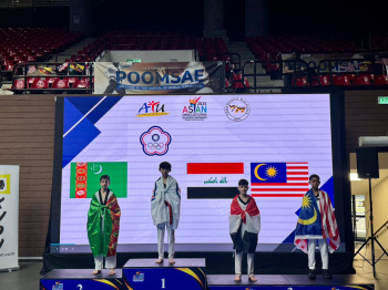 Türkmen türgeni taekwondo boýunça Aziýa çempionatynda kümüş medaly gazandy