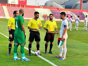 The Turkmenistan national football team held another match at a training camp in the UAE