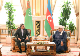National Leader of the Turkmen People Meets with Head of Caucasus Muslims Board