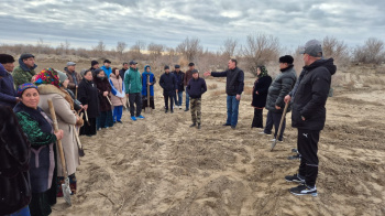 Events held in Lebap for forest and land restoration