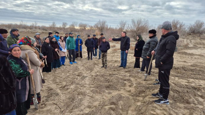  Events held in Lebap for forest and land restoration