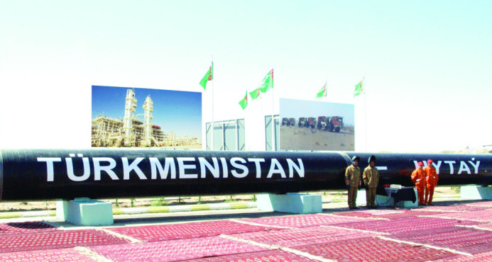  In July, Turkmenistan exported gas to China at $238 per thousand cubic meters