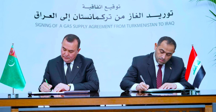  Turkmenistan and Iraq sign key gas deal