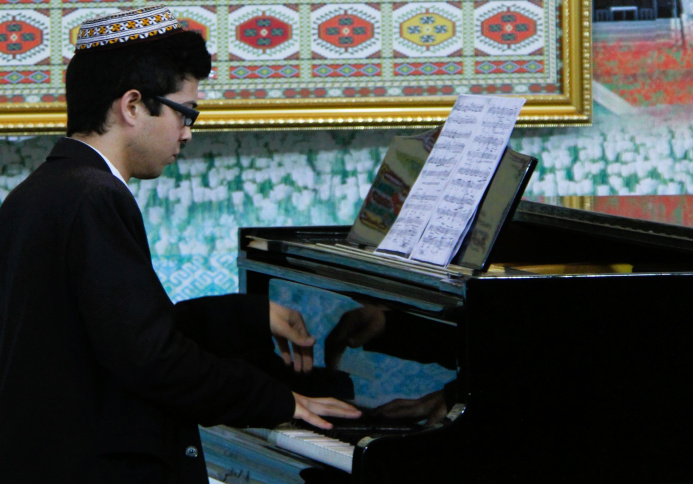  Magtymguly became the main event of the Music History Week at the Turkmen Conservatory