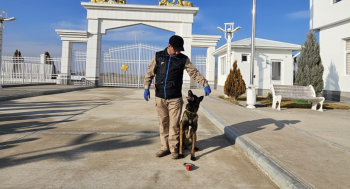 The OSCE has organized a training course for instructors of dog handlers of the State Border Service of Turkmenistan