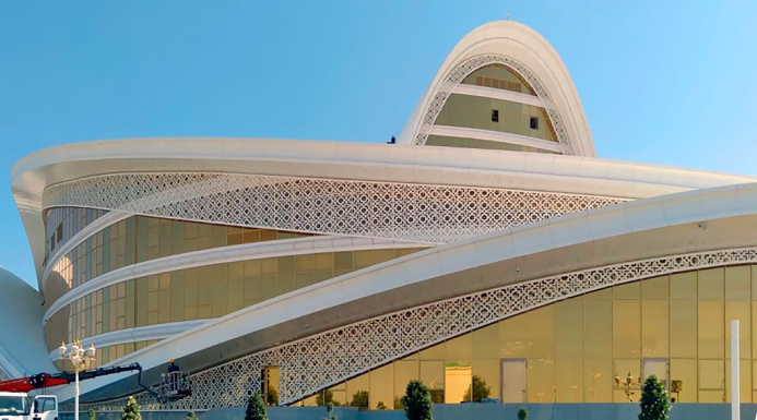  The unique by design hotel "Garagum" is being prepared for commissioning in Ashgabat