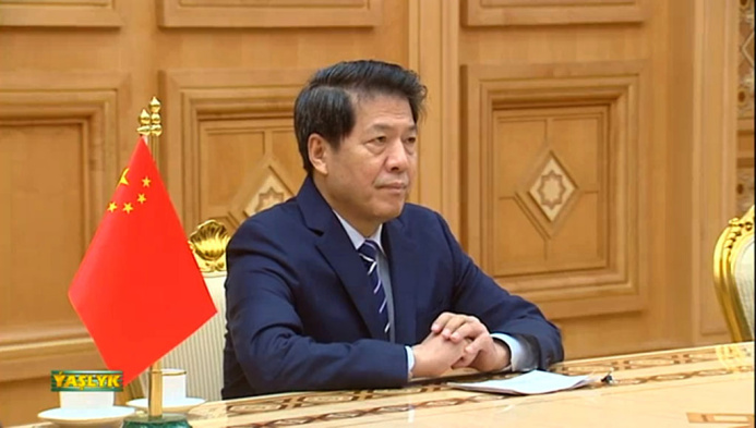  The head of Turkmenistan received the special representative of the government of China