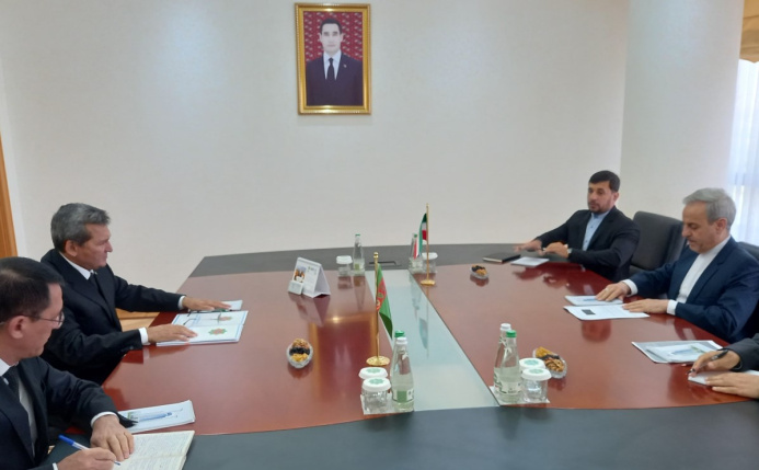  Foreign Minister of Turkmenistan meets with Iranian Ambassador