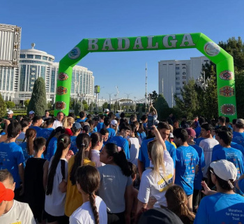 Ashgabat hosted the "Marathon of Peace and Trust" in honor of Europe Day