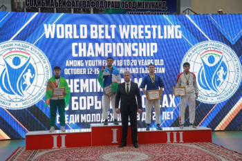 Turkmen athletes won ten medals at the World Belt Wrestling Championship