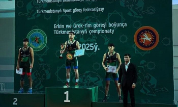 Freestyle Wrestling Championship Ends in Turkmenistan