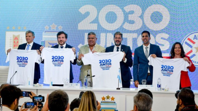  The International Football Federation has decided on the venues for the 2030 and 2034 World Cups