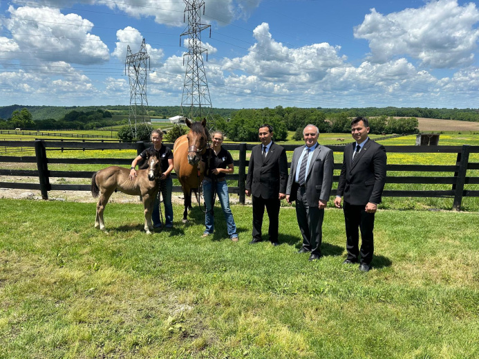  Delegation from Aba Annayev International Horse Breeding Academy Visited Asbury University Exploring Cooperation Opportunities