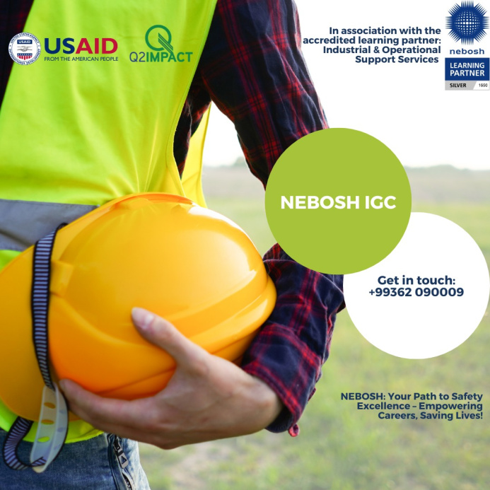  USAID YDA is now accepting applications for the NEBOSH IGC Training and International Certification Program