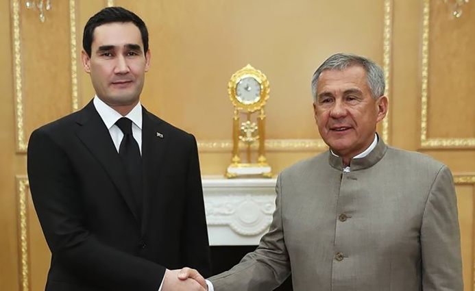  Президент Туркменистана и глава Татарстана обсудили резервы взаимного товарооборота