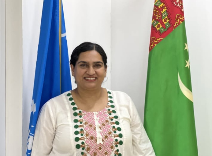  The UNICEF Representative in Turkmenistan got acquainted with the process of fortifying flour with iron and folic acid in Turkmenistan