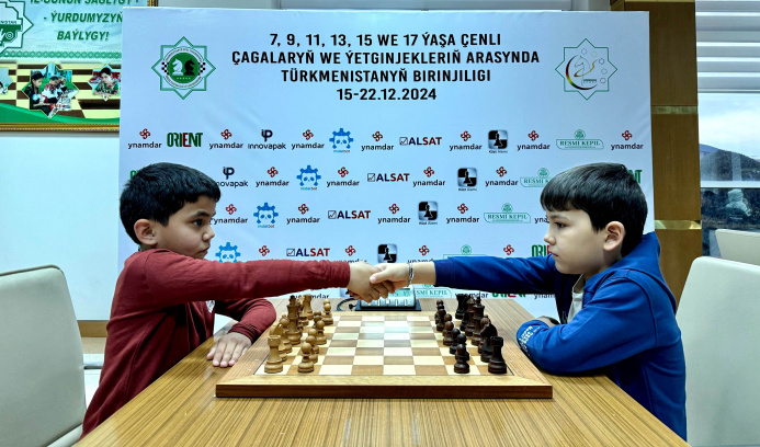  Lebap dominates in the Turkmenistan Youth Chess Championship