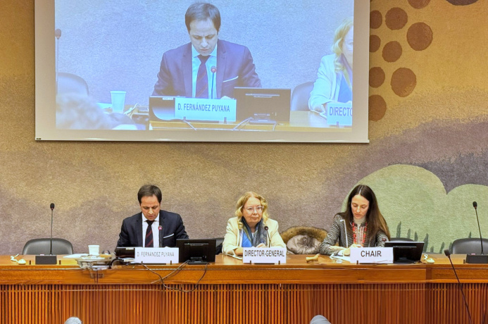  Turkmenistan's representative addressed the UN office in Geneva meeting with diplomats