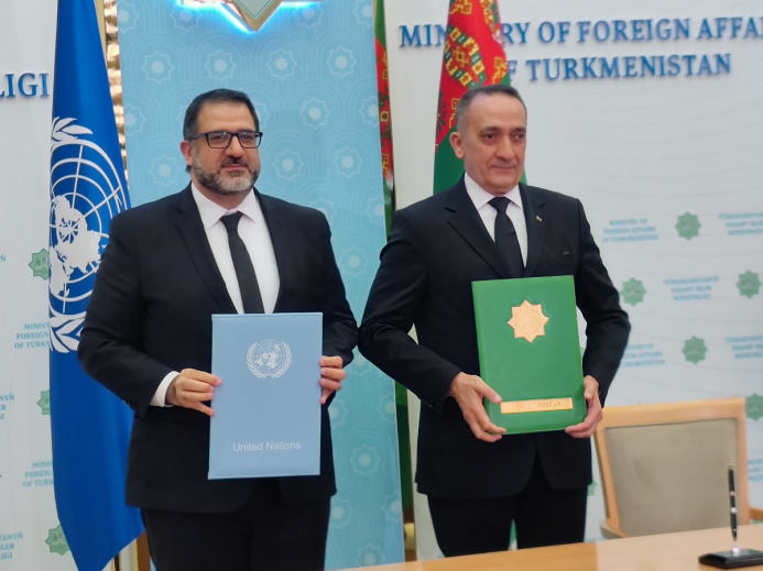  22 documents were signed on the interaction of Turkmenistan with representative offices of UN agencies