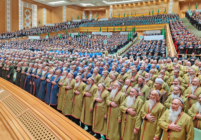  A meeting of the Milli Gengesh of Turkmenistan with the participation of the public has opened in Ashgabat